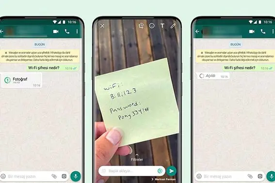WhatsApp'tan kaybolan fotoğraf ve video özelliği