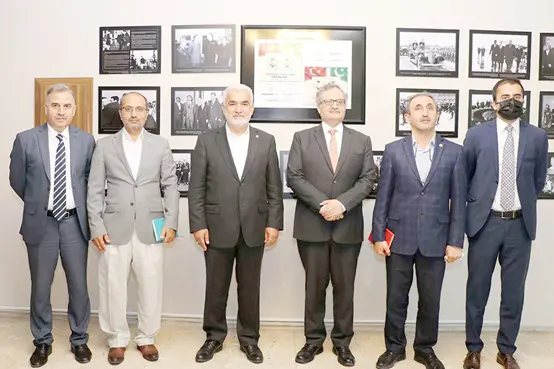 HÜDA PAR Genel Başkanı Yapıcıoğlu’ndan Pakistan Büyükelçisi Qazi’ye ziyaret