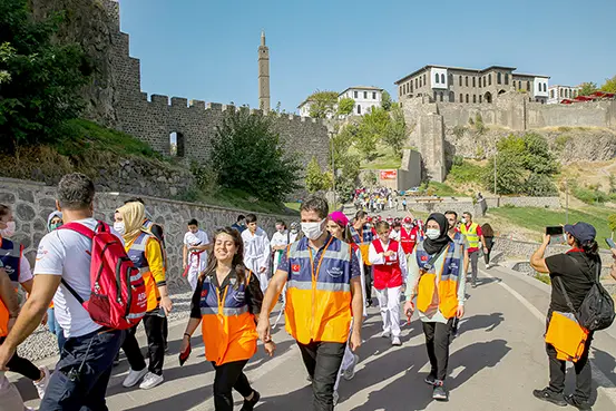 Diyarbakır'da 3-4 Ekim Dünya Yürüyüş Günü etkinliği düzenlendi