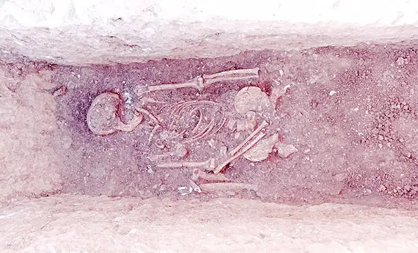 Bin 500 yıllık insan iskeleti