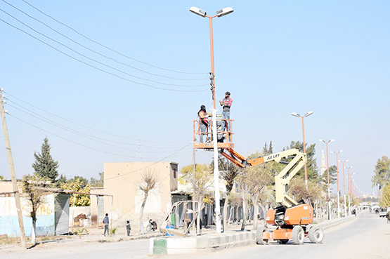 Tel Abyad ilçesinin çehresi değişiyor