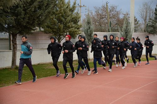 Diyarbakır'da atletizm takımı Türkiye Şampiyonasına hazırlanıyor