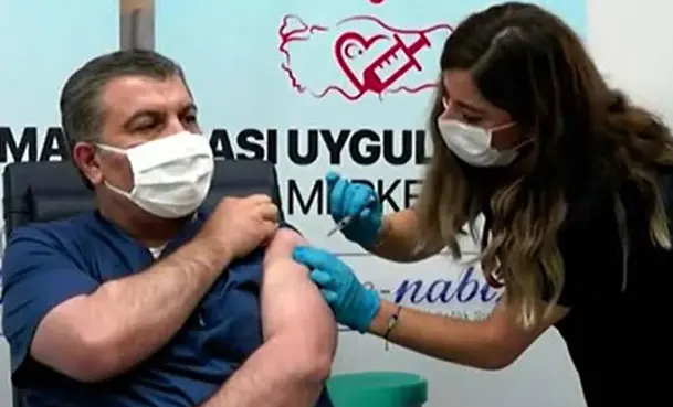 Turkovac aşısı yaptırdı