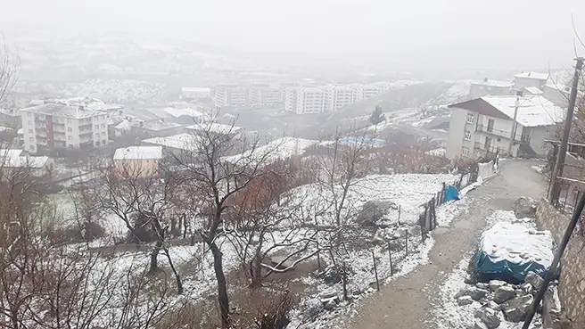 Diyarbakır'da kar etkisi!
