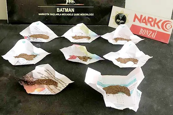 Batman’da eş zamanlı uyuşturucu operasyonu: 21 gözaltı