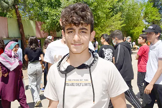 LGS sınavına giren Diyarbakırlı öğrenciler duygularını paylaştı