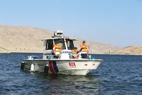 Jandarma timi, Ilısu Baraj Gölü'nde 7/24 görev başında
