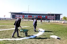 Diyarbakır'da milli maçın oynanacağı stadyumun çevre düzenlemesi tamamlandı