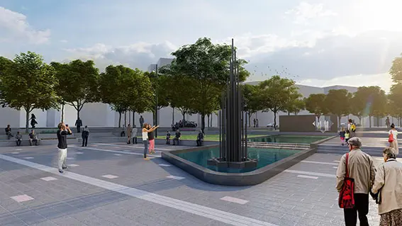 Kent meydanı yenileniyor