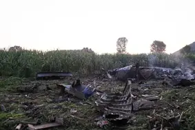 Ukrayna’ya ait kargo uçağı Yunanistan’da düştü