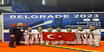 Avrupa Yıldızlar Tekvando Şampiyonası'nın ilk gününde milli sporcular 7 madalya kazandı