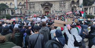 İsviçre'de, İsrail saldırıları protesto edildi