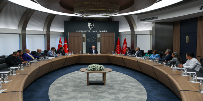Kılıçdaroğlu, partisinin Çankırı ve Nevşehir il başkanlarını kabul etti