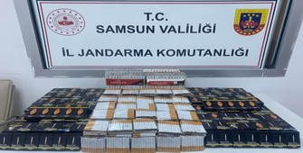 Samsun'da kaçak sigara operasyonlarında 2 gözaltı