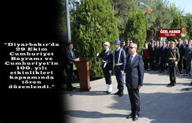Cumhuriyet coşkusu Diyarbakır'ın liderlerini bir araya getirdi