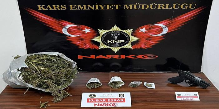 Kars'ta uyuşturucu operasyonu 3 zanlı tutuklandı