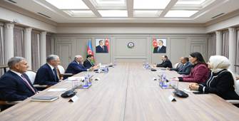 Azerbaycan Başbakanı, Bakan Özhaseki'yi kabul etti