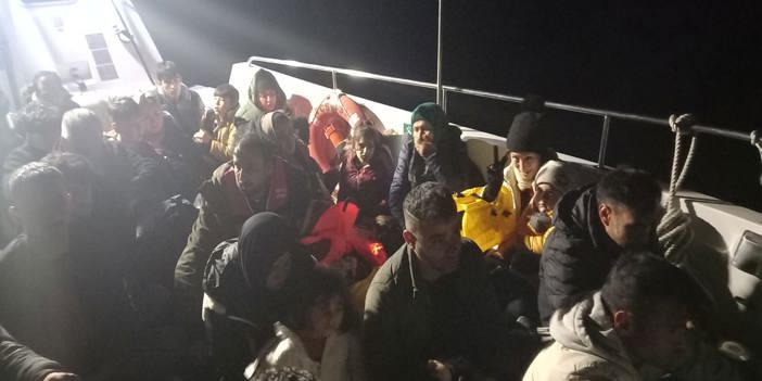 Bodrum açıklarında 15 göçmen yakalandı