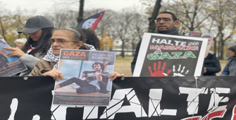 Fransa Dışişleri Bakanlığı binası yakınlarında Filistin'e destek gösterisi yapıldı