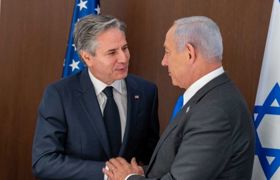 (Video) Blinken, Netanyahu ve Herzog ile görüştü