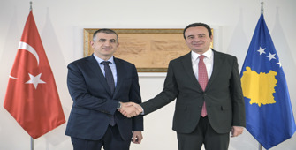 Kosova Başbakanı Kurti, Baykar Genel Müdürü Haluk Bayraktar'ı kabul etti