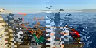 Bodrum açıklarında 87 düzensiz göçmen kurtarıldı