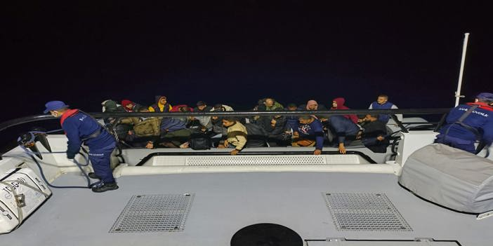 Muğla açıklarında 31 düzensiz göçmen daha kurtarıldı