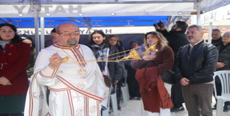 Hatay'da Ortodoks kiliselerinde Noel ayini yapıldı