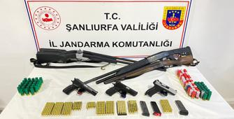 Şanlıurfa'da silahları saklayıp kayıp ihbarında bulundukları iddiasıyla 5 şüpheli yakalandı