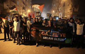 (Video) Diyarbakır'da İsrail protestosu