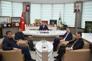 Bursa heyetinden Başkan Beyoğlu’na ziyaret 
