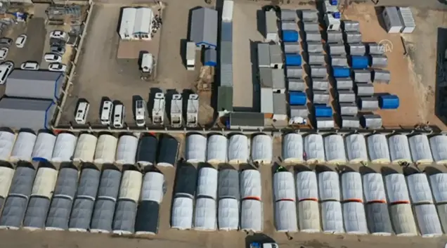 (Video) Deprem bölgesinde çadır ve konteyner sayısı