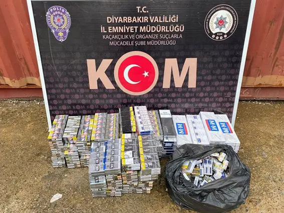 Diyarbakır'da gümrük kaçağı malzemeler ele geçirildi