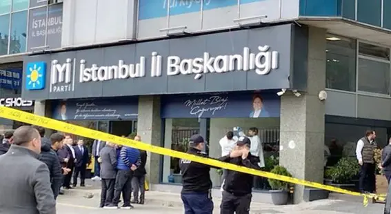 İyi Parti İstanbul il başkanlığına saldırı değil hırsız kovalaması