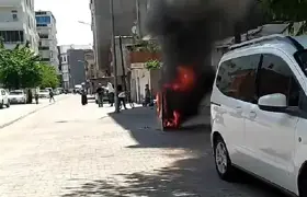 Diyarbakır’da elektrik panosu yandı