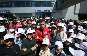 T3 Vakfı, deprem bölgesinden misafirlerini TEKNOFEST'te ağırladı