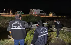 Adana'da sulama kanalına düşen otomobildeki 1 kişi öldü