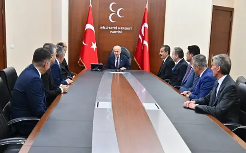 Türkiye Kamu-Sen'den MHP Genel Başkanı Bahçeli'ye ziyaret
