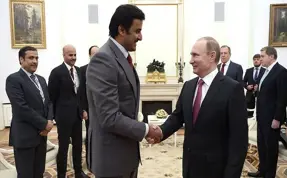 Putin, Katar Başbakanı Al Sani ile görüştü