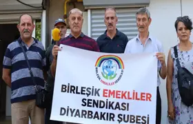 Diyarbakır’da emekliye yüzde 25’lik zamma tepki