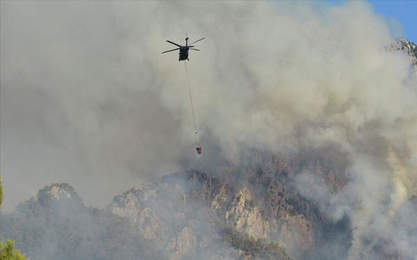 (Video) Antalya'da orman yangını iki gündür sürüyor