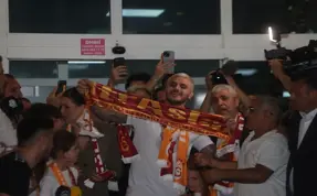 Galatasaray'ın anlaşmaya vardığı Icardi İstanbul'a geldi