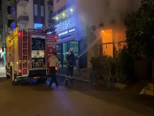 Samsun'da restoranda çıkan yangın söndürüldü
