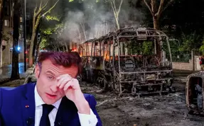 (Video) Macron: Fransa’da düzenin sağlanması için ne gerekiyorsa…