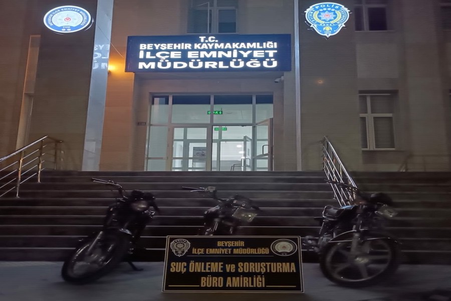 Konya'da motosiklet hırsızlığı iddiasıyla 2 zanlı tutuklandı