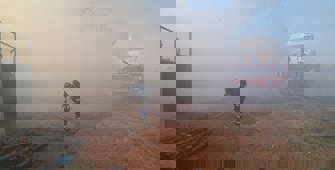 Tokat'ta çıkan yangında 2 bin balya saman zarar gördü