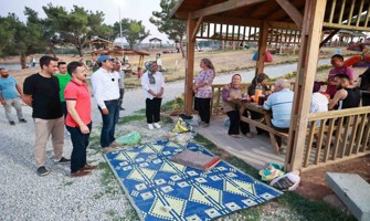 Başkan Çakın, Yeşil Karaağaç Doğal Yaşam Merkezi’nde vatandaşlarla buluştu
