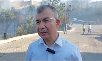 (Video) Amasya Valisi Doruk: “Yaklaşık 45-50 dönüm yer yandı”
