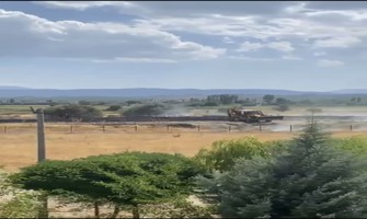 Gölhisar’da 10 dönüm otluk arazi yandı
