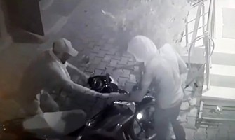 Iğdır’da kamuflajlı motosiklet hırsızlığı